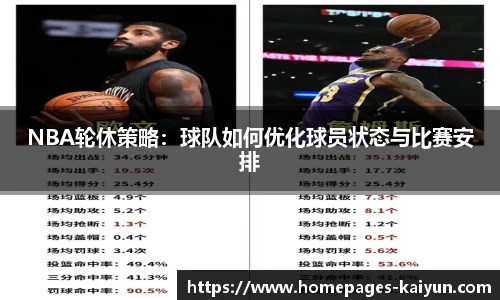 NBA轮休策略：球队如何优化球员状态与比赛安排